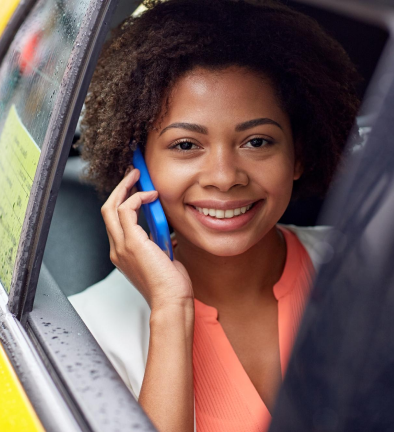 lady on a call